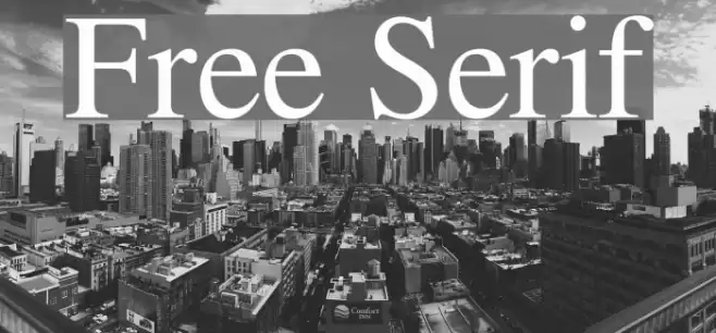 Free Serif Font examples