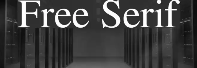 Free Serif Font examples