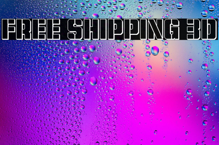 Free Shipping 3D Example 2
