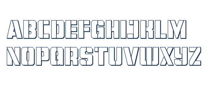 Free Shipping 3D Lowercase