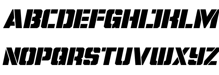 Free Shipping Expanded Italic Font LOWERCASE