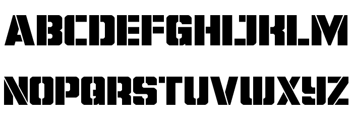 Free Shipping Expanded Font LOWERCASE