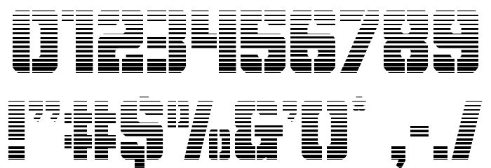 Free Shipping Gradient Font OTHER CHARS