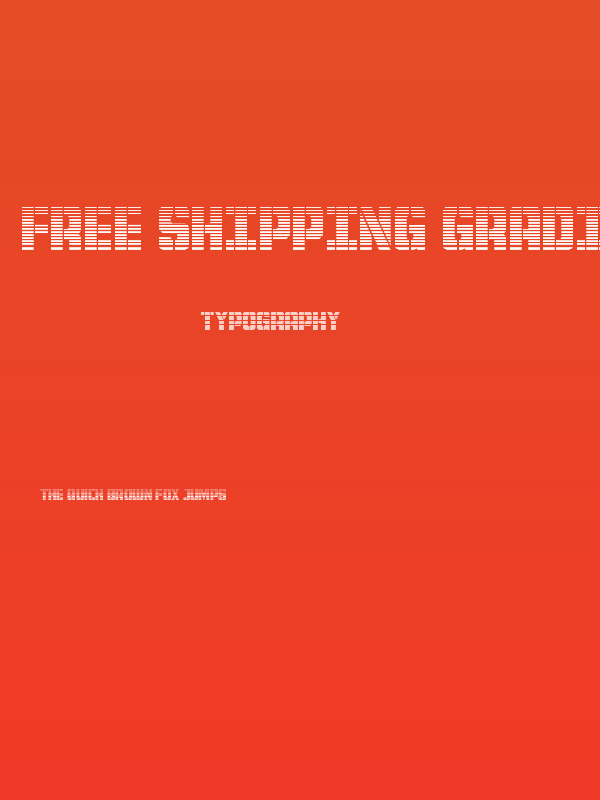 Free Shipping Gradient Poster