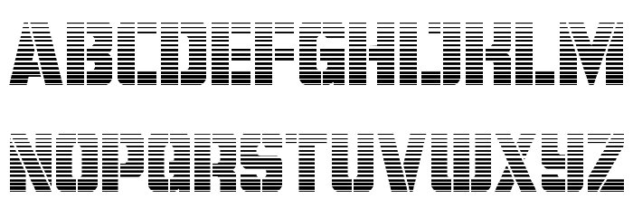 Free Shipping Gradient Font LOWERCASE