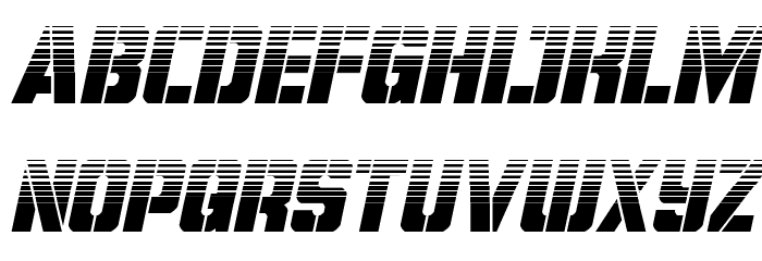 Free Shipping Halftone Italic Font LOWERCASE