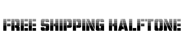 Free Shipping Halftone  フリーフォントのダウンロード