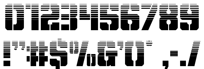 Free Shipping Halftone Font OTHER CHARS
