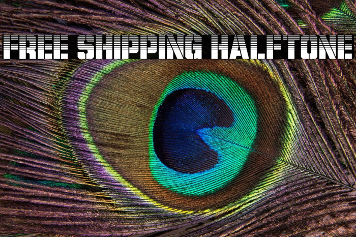 Free Shipping Halftone Example 1