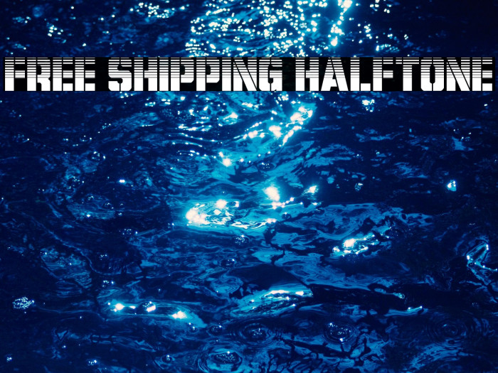 Free Shipping Halftone Example 2