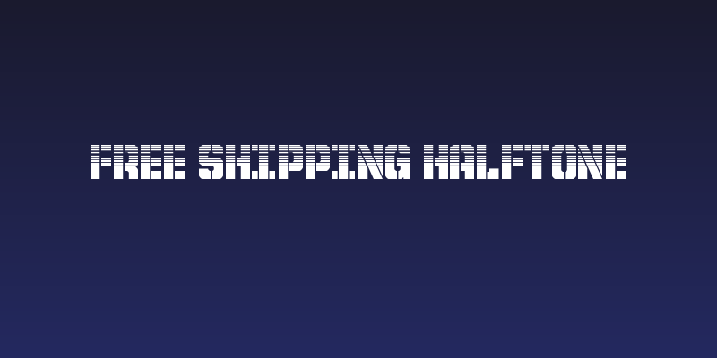 Free Shipping Halftone Social Header