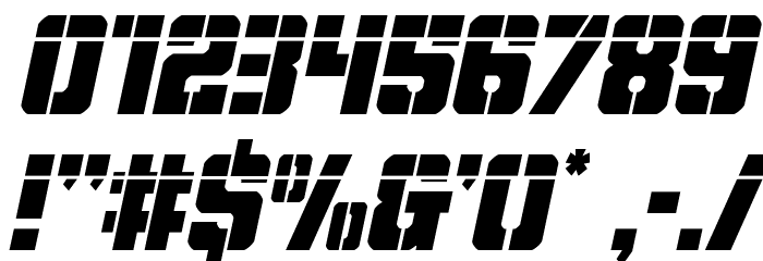 Free Shipping Laser Italic Font OTHER CHARS
