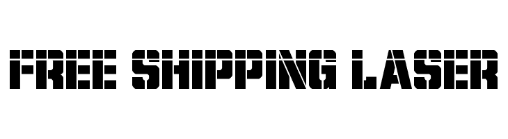 Free Shipping Laser  Descarca Fonturi Gratis