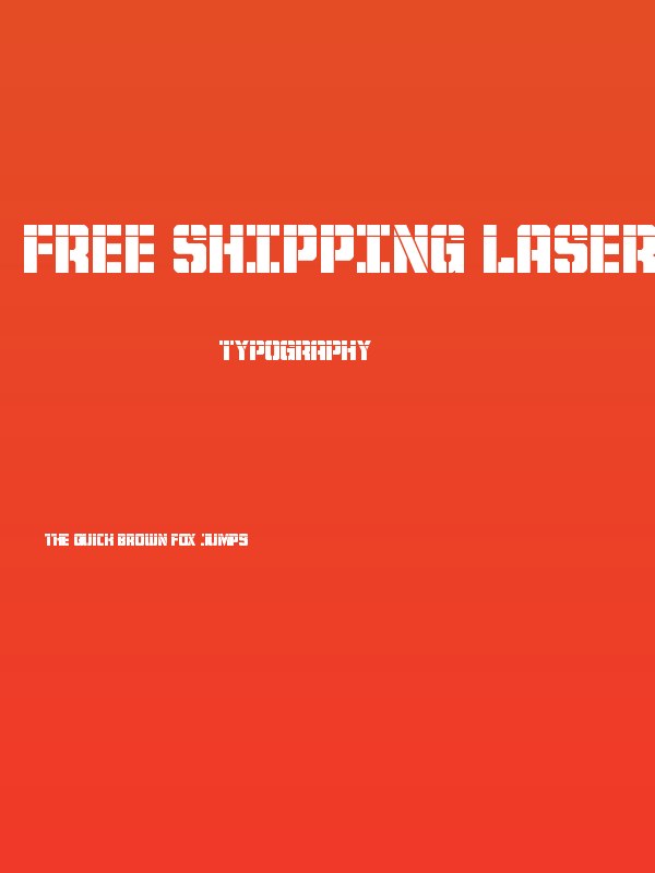 Free Shipping Laser Poster