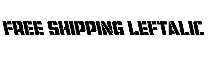 Free Shipping Leftalic  Fuentes Gratis Descargar