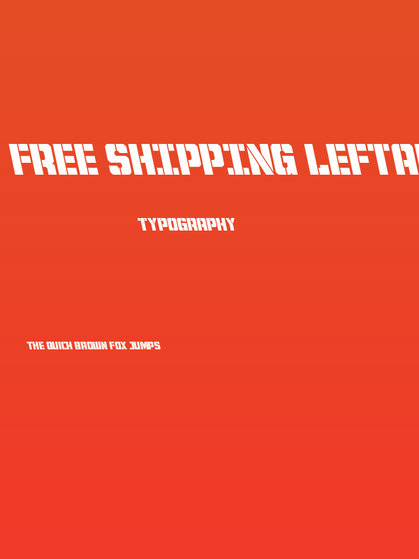Free Shipping Leftalic Poster