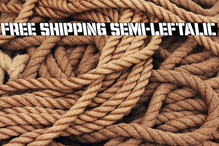 Free Shipping Semi-Leftalic Example 2