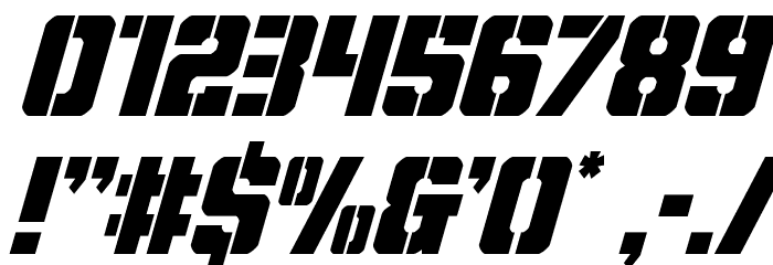 Free Shipping Super-Italic Font OTHER CHARS