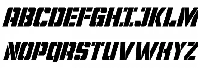 Free Shipping Super-Italic Polices MAJUSCULES
