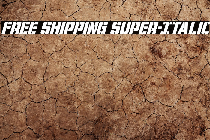 Free Shipping Super-Italic Example 3