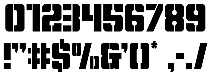 Free Shipping Font OTHER CHARS