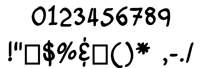 Free Shrimp Medium Font OTHER CHARS