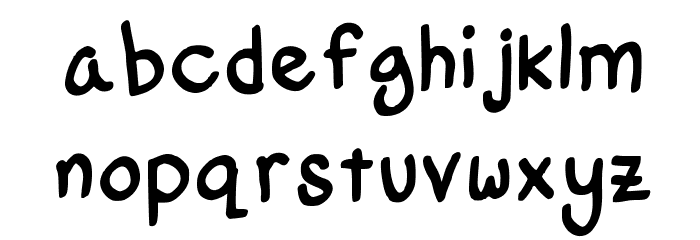 Free Shrimp Medium Font LOWERCASE