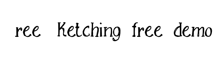 Free Sketching_free-demo  नि: शुल्क फ़ॉन्ट्स डाउनलोड