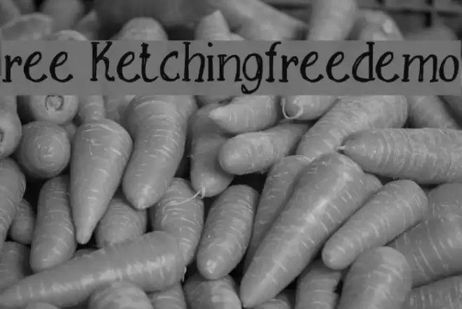 Free Sketching_free-demo Font examples