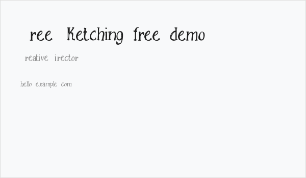 Free Sketching_free-demo Business Card