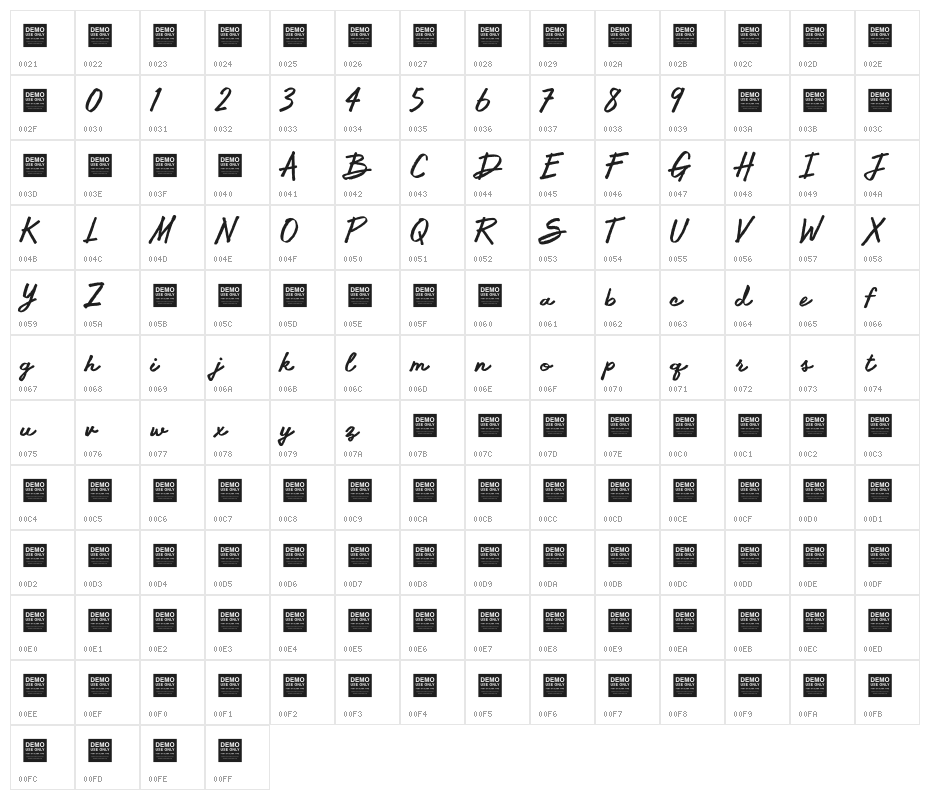 Free Spirit Character Map