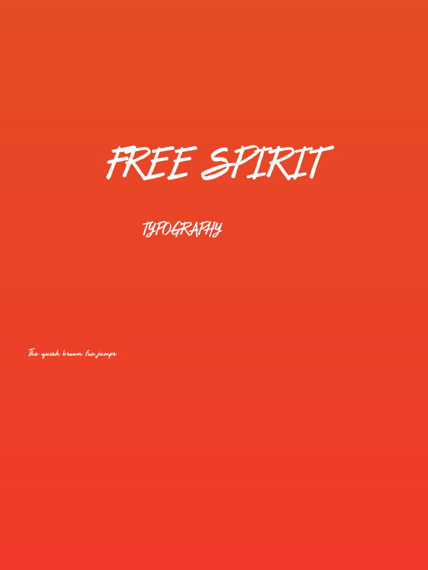 Free Spirit Poster
