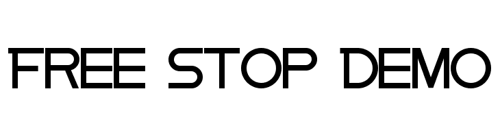 Free Stop Demo  免费字体下载