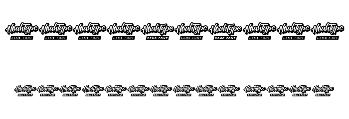 Free Stop Demo Font OTHER CHARS