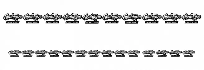 Free Stop Demo Font OTHER CHARS