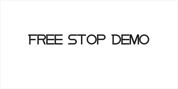 Free Stop Demo Logo