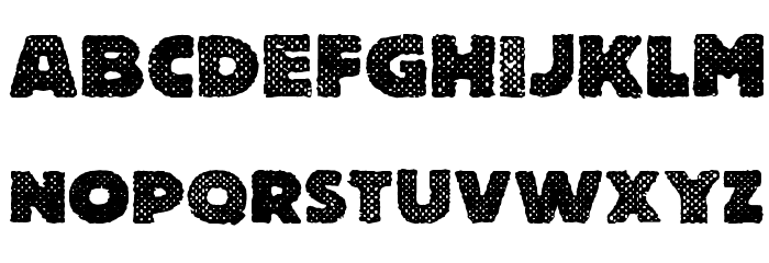 Free Thinking's Murder Font LOWERCASE