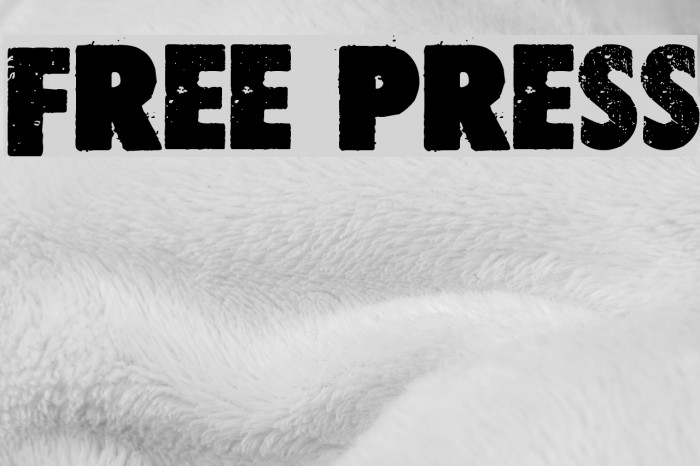 Free press Font examples