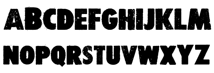 Free press Font LOWERCASE