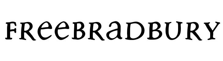 FreeBradbury Fonte