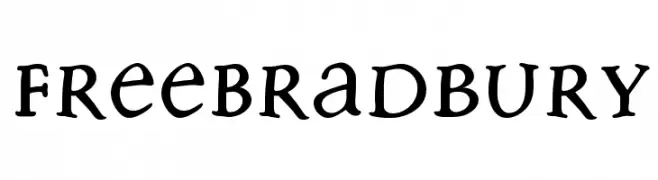 FreeBradbury  Fuentes Gratis Descargar