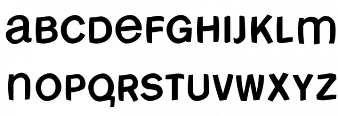 FreeBradburySans Medium Schriftart Groß