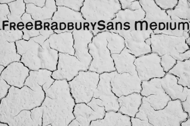 FreeBradburySans Medium Font examples
