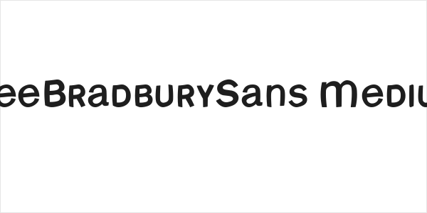 FreeBradburySans Medium Logo