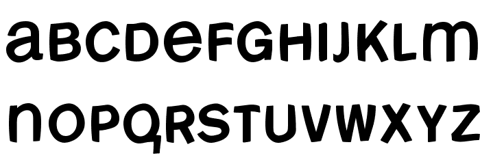FreeBradburySans Medium Font Litere mici