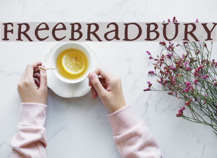 FreeBradbury Fonte examples