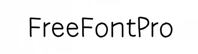 FreeFontPro  Frei Schriftart Herunterladen