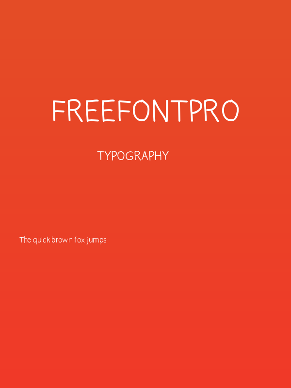 FreeFontPro Poster