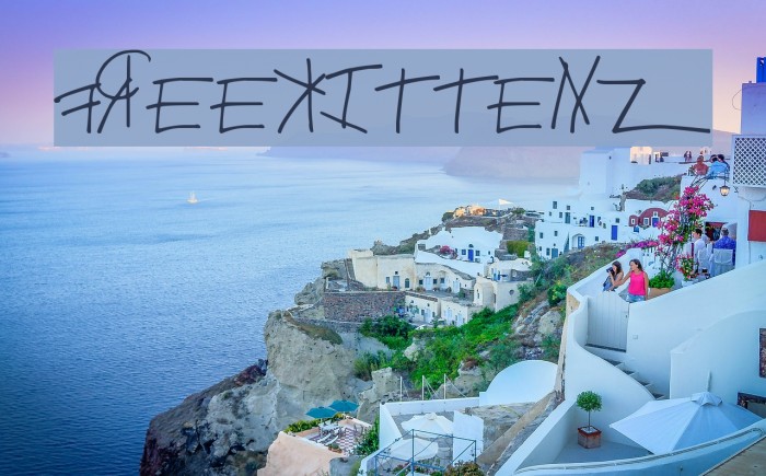 FreeKittenz Font examples