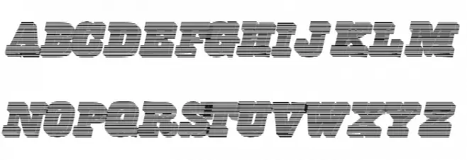 FreeLine Font Litere mari